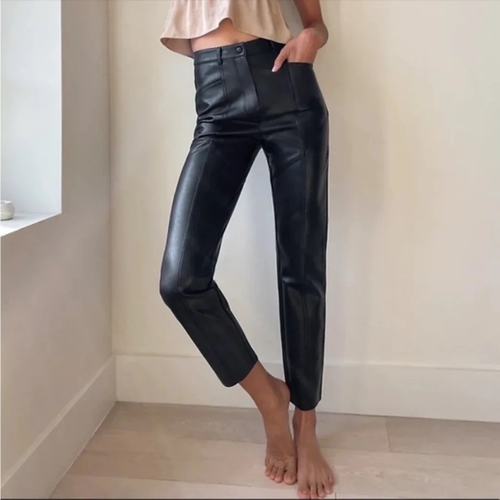 NWT!! Aritzia Wilfred Rebel Faux Leather Pants